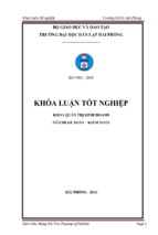 Hoàn thiện tổ chức kế toán doanh thu, chi phí và xác định kết quả kinh doanh tại công ty cổ phần đầu tư và xây lắp thương mại