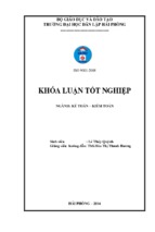 Hoàn thiện công tác kế toán doanh thu, chi phí và xác định kết quả kinh doanh tại công ty cổ phần xây lắp và thiết bị điện hải phòng