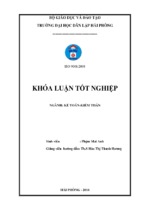 Hoàn thiện công tác lập và phân tích báo cáo kết quả kinh doanh tại công ty tnhh thực phẩm khẩu vị gia đình