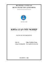 Hoàn thiện công tác kế toán doanh thu, chi phí và xác định kết quả kinh doanh tại công ty tnhh thương mại vận tải đức lâm