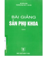 Bài giảng sản phụ khoa tập 2