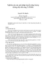 Nghiên cứu các giải pháp truyền năng lượng không dây dải sóng 2.45ghz