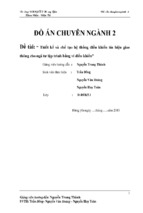 Luận văn tốt nghiệp “ thiết kế và chế tạo hệ thống điều khiển tín hiệu giao thông cho ngã tư lập trình bằng vi điều khiển”