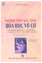 Phương pháp giải toán hóa học vô cơ (nxb đại học quốc gia)   nguyễn thanh khuyến, 310 trang