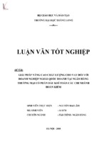 Giải pháp nâng cao chất lượng cho vay vốn đối với doanh nghiệp ngoài quốc doanh tại ngân hàng thương mại cổ phần dầu khí toàn cầu chi nhánh hoàn kiếm