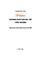 Phương pháp giải bài tập trắc nghiệm hóa vô cơ (nxb hà nội)   phạm ngọc sơn, 71 trang