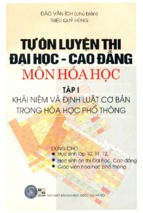 Tự ôn luyện thi đại học cao đẳng môn hóa học tập 1 (nxb đại học quốc gia)   đào văn ích, 524 trang