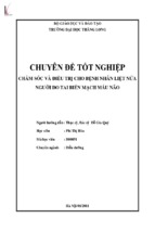 Chăm sóc và điều trị bệnh nhân liệt nửa người do tai biên mạch máu não