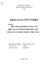 Một số giải pháp nâng cao hiệu quả sử dụng đòn bẩy tại công ty cổ phần h pec việt nam