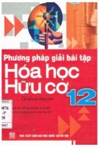 Phương pháp giải bài tập hóa học hữu cơ 12 (nxb đại học quốc gia)   nguyễn khoa thị phượng, 264 trang