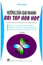 Hướng dẫn giải nhanh bài tập hóa học tập 2 (nxb đại học quốc gia)   cao cự giác, 290 trang