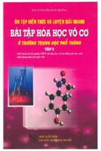 ôn tập kiến thức và luyện giải nhanh bài tập hóa học tập 2 vô cơ (nxb đại học quốc gia)   nguyễn xuân trường, 312 trang