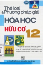 Thể loại   phương pháp giải hóa học đại cương hữu cơ 12 (nxb đại học quốc gia)   dương hoàng giang, 305 trang