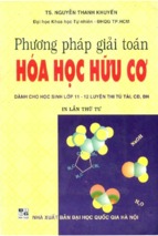 Phương pháp giải toán hóa học hữu cơ (nxb đại học quốc gia)   nguyễn thanh khuyến, 421 trang