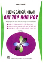 Hướng dẫn giải nhanh bài tập hóa học tập 3 (nxb đại học quốc gia)   cao cự giác, 528 trang