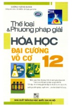 Thể loại   phương pháp giải hóa học đại cương vô cơ 12 (nxb đại học quốc gia)   dương hoàng giang, 300 trang