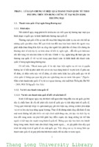 Nâng cao hiệu quả hoạt động thanh toán quốc tế theo phương thức tín dụng chứng từ tại ngân hàng ngoại thương chi nhánh hà nội