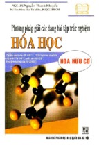 Phương pháp giải các dạng bài tập trắc nghiệm hóa học hóa hữu cơ (nxb đại học quốc gia)   nguyễn thanh khuyến, 341 trang