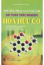 Phương pháp giải nhanh bài toán trắc nghiệm hóa hữu cơ (nxb đại học quốc gia)   nguyễn xuân trường, 330 trang