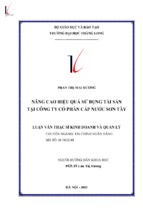 Nâng cao hiệu quả sử dụng tài sản tại công ty cổ phàn cấp nước sơn tây_unprotected