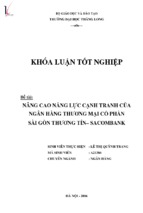 Nâng cao năng lực cạnh tranh của ngân hàng thương mại cổ phần sài gòn thương tín   saconbank