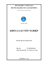 Hoàn thiện tổ chức kế toán doanh thu chi phí và xác định kết quả kinh doanh tại công ty cổ phần hàng hải á châu