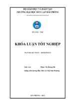 Hoàn thiện công tác kế toán doanh thu, chi phí và xác định kết quả kinh doanh tại công ty nạo vét và xây dựng đường thủy i