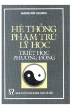 Ebook hệ thống phạm trù lý học triết học phương đông   nxb khoa học xã hội