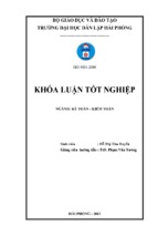 Hoàn thiện tổ chức kế toán doanh thu, chi phí và xác định kết quả kinh doanh tại công ty tnhh mtv xi măng vicem hải phòng