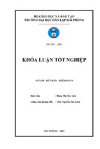 Hoàn thiện tổ chức kế toán chi phí sản xuất và tính giá thành sản phẩm tại công ty tnhh nhựa ngọc hải