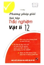 Phương pháp giải bài tập trắc nghiệm vật lý 12 (nxb đại học quốc gia)   trần ngọc, 311 trang