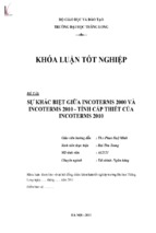 Sự khác biệt giữa incoterms 2000 và incoterms 2010   tính cấp thiết của incoterms