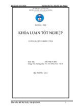 Kế toán tài sản cố định tại công ty tnhh một thành viên khai thác công trình thuỷ lợi đa độ