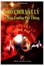 Trò chơi vật lý trong trường phổ thông (nxb đại học quốc gia)   phạm hồng diên, 175 trang