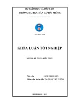 Hoàn thiện công tác kế toán vốn bằng tiền tại công ty tnhh mtv xi măng hải phòng