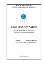 Hoàn thiện tổ chức kế toán doanh thu, chi phí và xác định kết quả kinh doanh tại công ty tnhh el tec việt nam