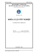 Hoàn thiện công tác kế toán doanh thu chi phí và xác định kết quả kinh doanh tại công ty cổ phần cơ khí đức xá