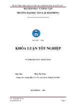 Hoàn thiện công tác tổ chức lập và phân tích bảng cân đối kế toán tại công ty cổ phần hưng phát việt nam