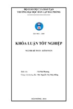 Hoàn thiện công tác kế toán doanh thu, chi phí và xác định kết quả kinh doanh tại công ty tnhh thương mại vũ long