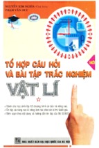 Tổ hợp câu hỏi và bài tập trắc nghiệm vật lý tập 1 (nxb đại học quốc gia)   nguyễn kim nghĩa, 319 trang