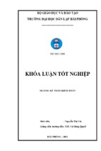 Hoàn thiện công tác kế toán doanh thu, chi phí và xác định kết quả kinh doanh tại công ty cổ phần vật tư kim khí kim long phát