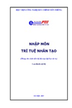 Bài giảng nhập môn trí tuệ nhân tạo