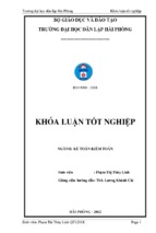 Hoàn thiện công tác kế toán doanh thu, chi phí và xác định kết quả kinh doanh tại công ty cổ phần thương mại dịch vụ vận tải xi măng hải phòng