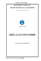 Hoàn thiện công tác kế toán nguyên vật liệu tại xí nghiệp địa chất đông triều