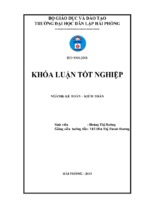 Hoàn thiện công tác lập và phân tích bảng cân đối kế toán tại công ty tnhh xây dựng và vận tải hoàng trường