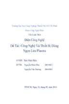 Công nghệ và thiêt bị dùng ngọn lửa plasma