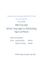 Thiêt bị dùng ngọn lửa plasma