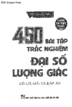 450 bai tap trac nghiem dai so luong giac