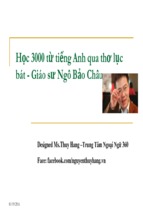 Bài giảng học 3000 từ vựng tiếng anh cực hay