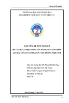Luận văn quản trị nhân lực tìm hiểu thực tiễn công tác đào tạo và nguồn nhân lực tại công ty cổ phần dịch vụ viễn thông việt linh